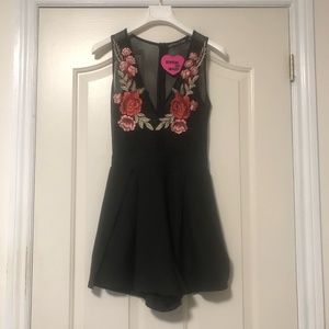 NWT Heart On Fire Romper